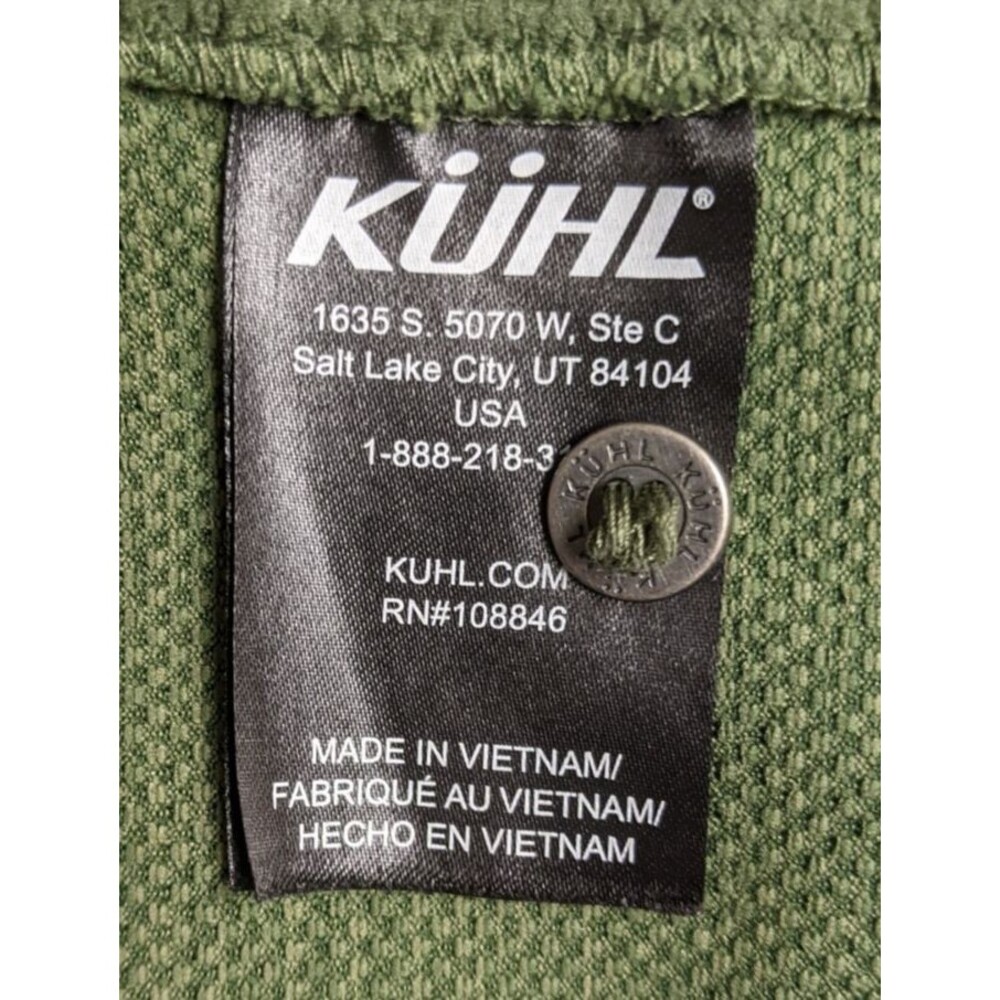 Kuhl Engineered Polo Shirt Mens Green Outdoor Performance Wicking Hiking XXLarge - Picture 13 of 14